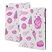 Produktbild SundriesShop Personalisierte Ipad Hülle Love Smile Eiscreme Lippen Candy Herz Rosa Aufkleber Multi Angle Stand Magnetic Auto Sleep Wake up Ipad Schutzhülle für Ipad 7th 10.2 Inch