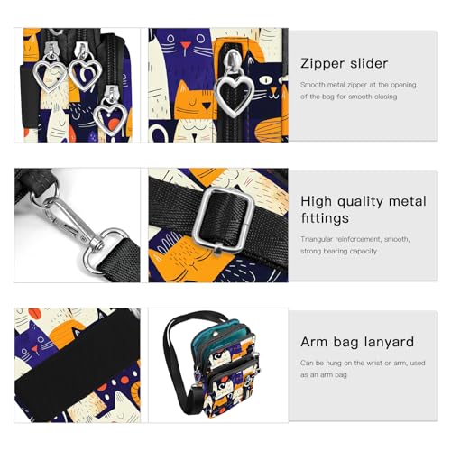 Image of BIAOTIE Lightweight Small Crossbody bags Cell Phone Purses Travel Pouch Shoulder Bag for Women | Lightweight