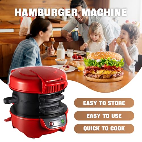Machine à hamburger pour petit déjeuner avec anneau de cuisson œuf