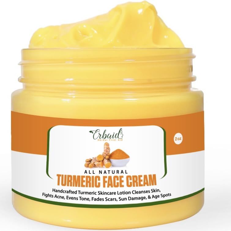 Buy ErbaidTurmeric Cream for Face & Body All Natural Turmeric Skin