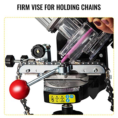 Mophorn Chainsaw Sharpener 230W, Professional Multi-Angle Adjustable Chain Grinder 3000Rpm, Electric Chainsaw Blade Sharpener For 1/4" To 2/5" Chains #TOP5