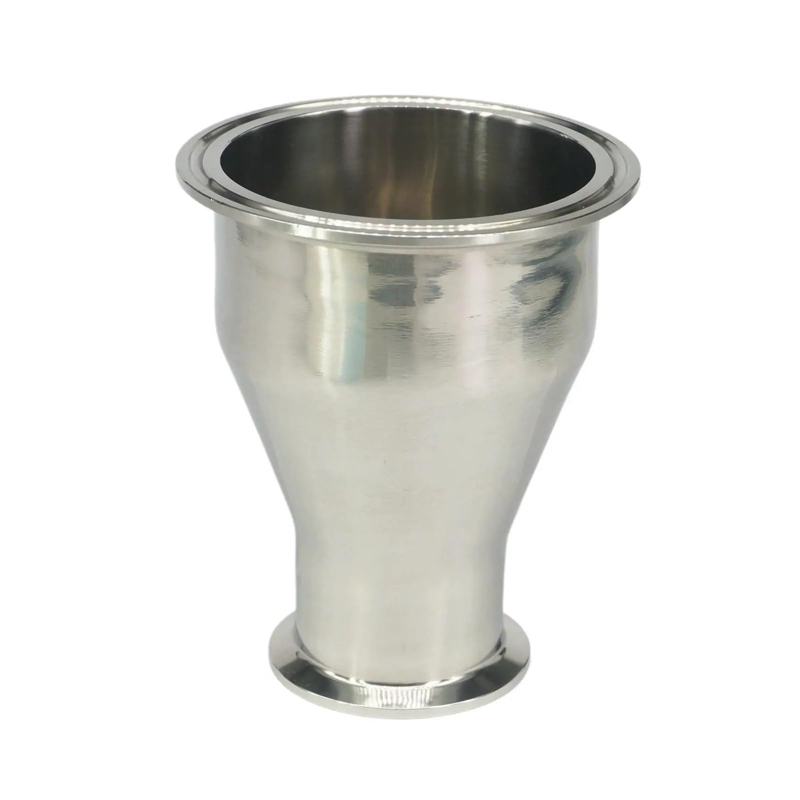 Réducteur Tri Clamp 3.5" vers 2" en inox 304 avec ferrules de tuyau Fit Tube O.D 89mm-51mm
