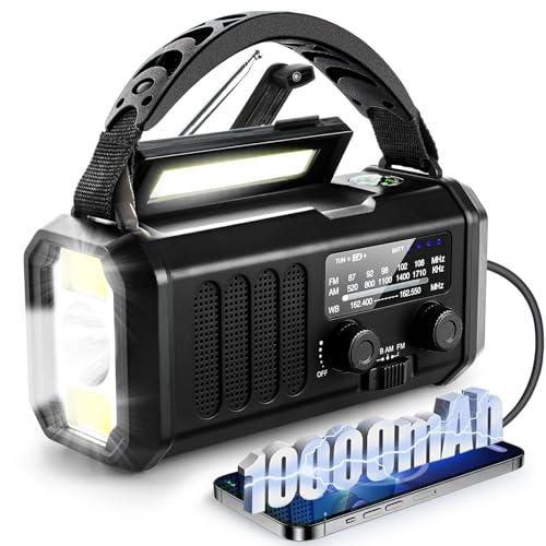 Radio de survie portable 10000mAh pour ne jamais manquer d'énergie