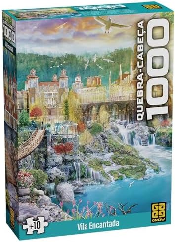 Quebra Cabeça 1000 peças Vila Encantanda - Grow