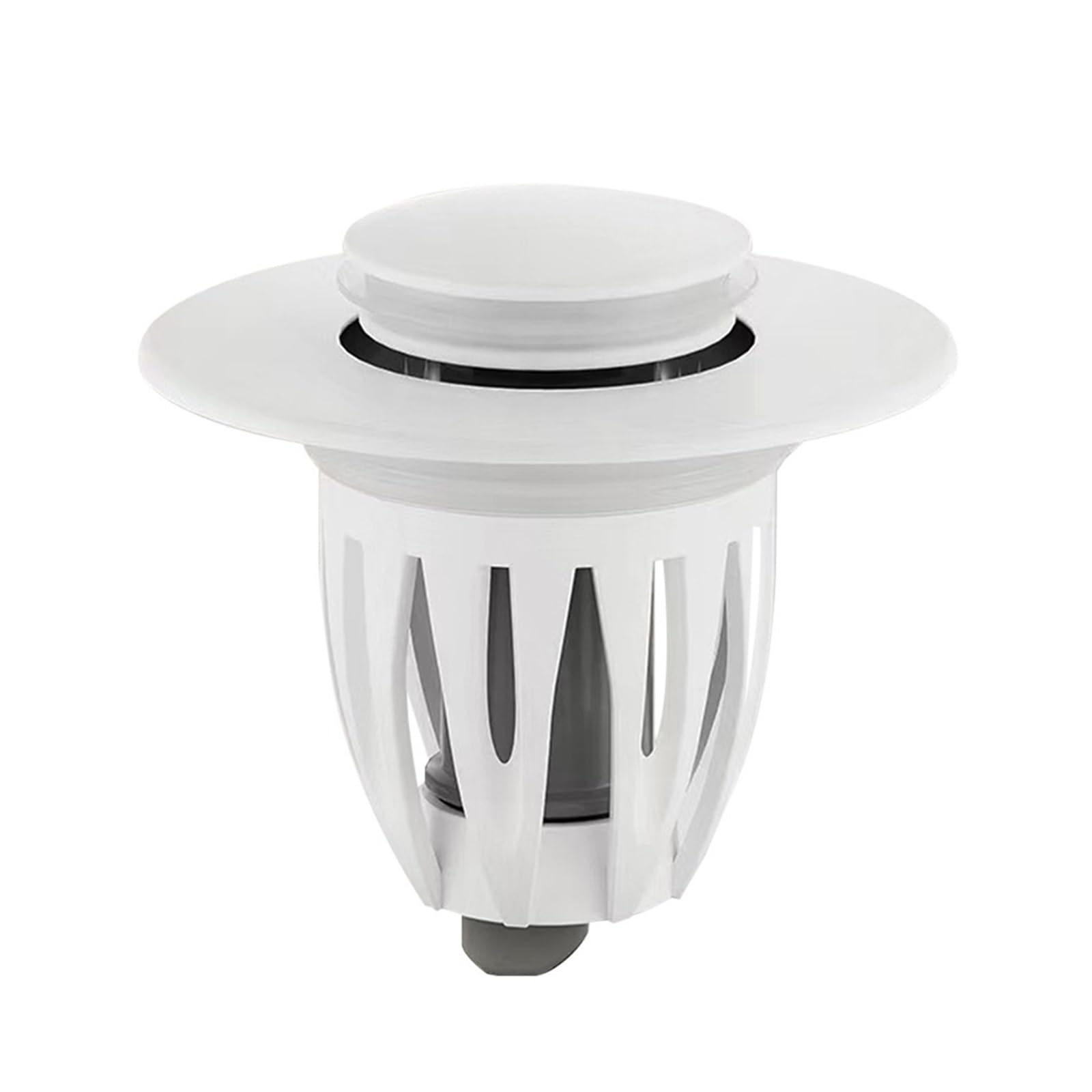 Copper Core Floor Drain Filter Mesh Anti-clog Hair Trap Washbasin Bounce Core Sealing Cover Multifunctional Sink Strainer Plugs(15pcs)