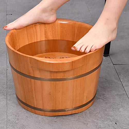 Balde de madera para spa de pies, sauna y masaje miniatura 2