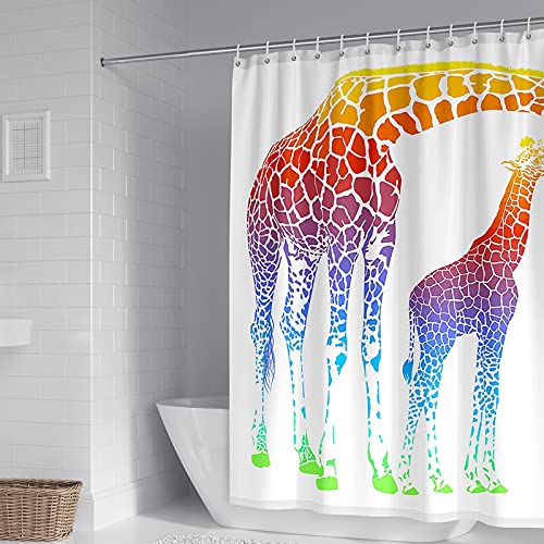 Rideau de douche anti moisissure 150x200 en polyester multicolore résistant - 2
