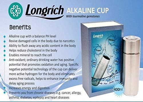 Longrich Classy Style Alkaline Energy Cup, Silver - Image 4