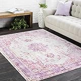 Laureldale Oriental Persian Living Room, Bedroom, Girl Room Area Rug - Bohemian, Boho Medallion -...