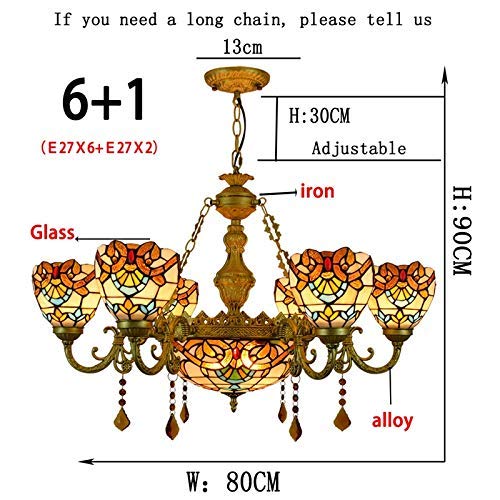 Lampada a sospensione, tondo barocco Pastorale