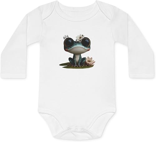 Whimsical Frog Baby Grow (long Sleeve)