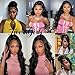TwerkGirls Body Wave 360 Lace Front Wigs Human Hair Pre Plucked Hidden Strap 26Inch 220% Density Drawstring Wig 360 HD Full Lace Human Hair Glueless Wigs for Black Women