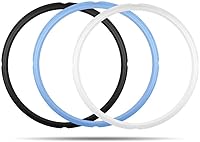 Vista 8 de 3 anillos de sellado de silicona para Instant Pot de 6 cuartos, juntas de repuesto de sellos Insta Pot de 6 cuartos, anillo de sellado Instapot