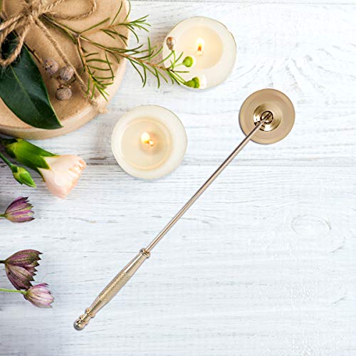 Aieve Candle Snuffer, Candle Accessories Candle Extinguisher Wick Snuffer Accessory With Long Handle, Automatic Candle Snuffer For Putting Out Flame Candle Scented Candles Aromatherapy Candles #TOP4