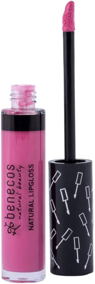 benecos B09240 – natural beauty natural cosmetics – lipgloss – plantaardige oliën & vitamine E – talkvrij – roze bloesem,5 ml
