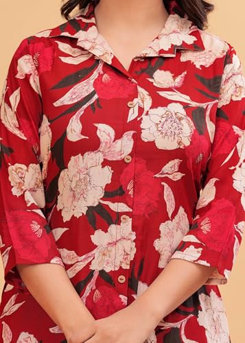 Image of TANISHA Women's Cotton Blend Co-ord Set