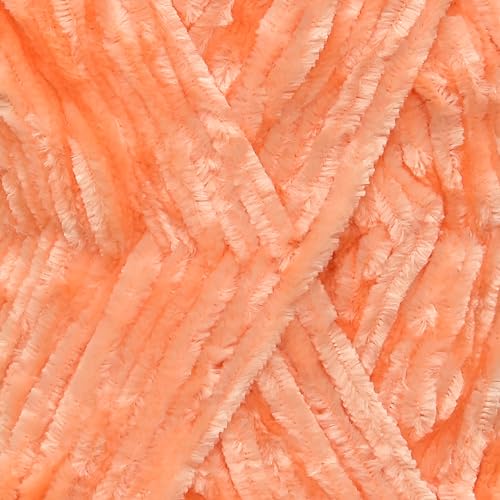 Image of M.G Chunky Velvet Yarn, Gulmarg II 300 GMS - Best Used with Knitting and Crochet Needles - Wool Yarn for Knitting - Art-Baba