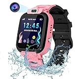 Wasserdichte intelligente Digitaluhr IP68: Intelligente Kinderuhr hat die IP68-Zertifizierung bestanden. Silikonarmbänder sind besser für die Haut von Kindern geeignet. Wasserdicht: Sie müssen es nicht entfernen, wenn es regnet, Hände wäscht oder im täglichen Leben Wasser verwendet.Geeignet für Kinder von 4 bis 12 Jahren