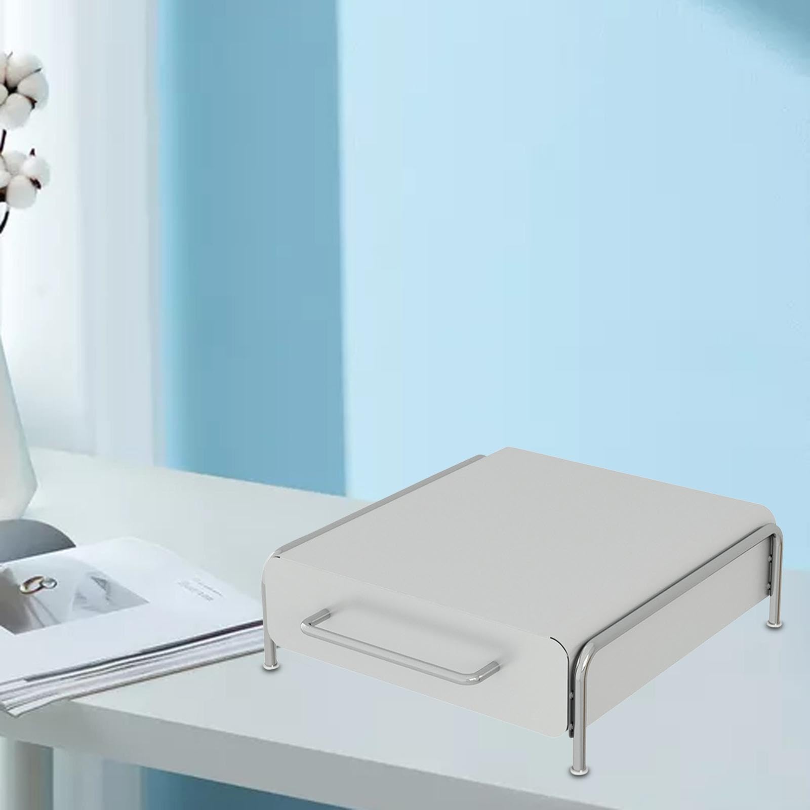 Gralara Organisateur Capsules Café Tiroir de Rangement Capsules Porte-dosettes Support Capsules Panier Capsules Structure Ferme Adapté Hôtel Maison Bureau, Blanc