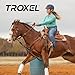 Troxel Terrain MIPS Cooling Horse Riding Helmet, Low-Profile, Micro-Adjustable Design, Horseback Riding Gear, Large (7-3/8-7-3/4), Navy Duratec