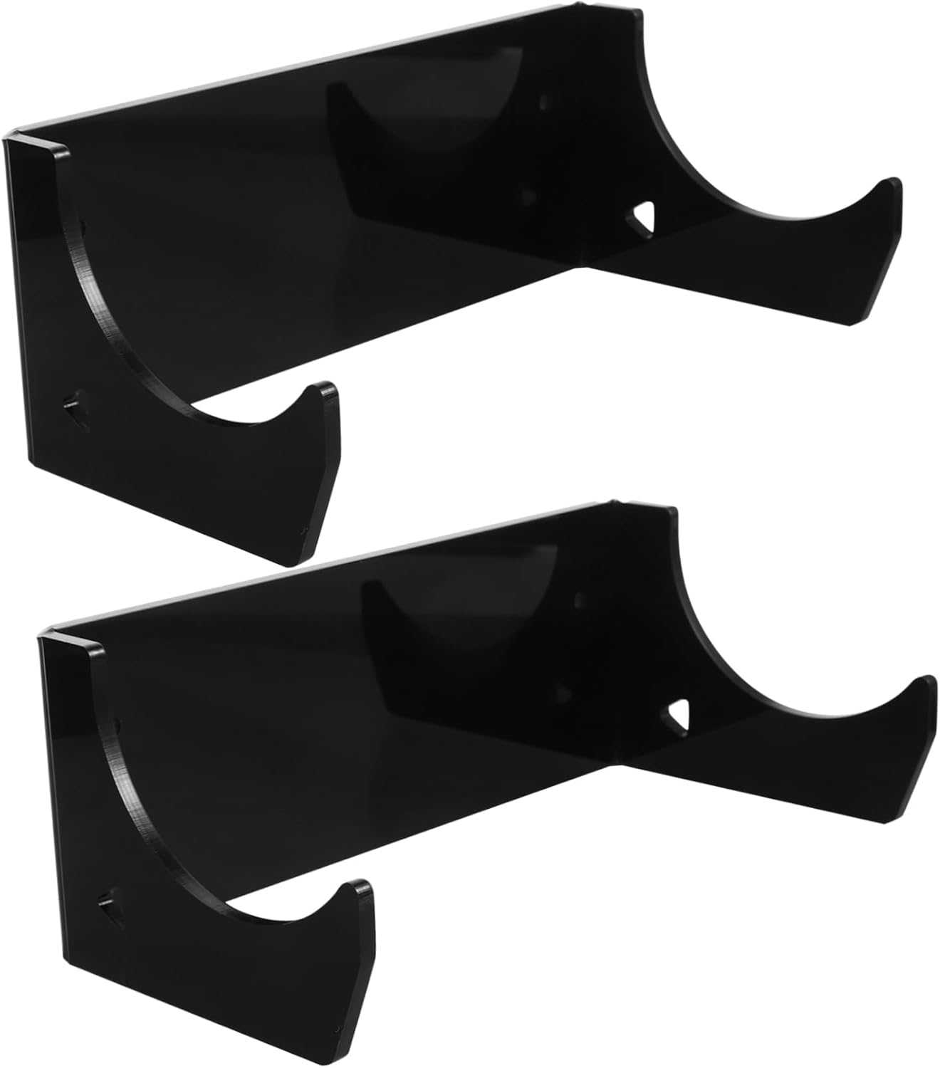 KICHOUSE 8pcs Rolling Pin Holder -mounted Kitchen Organizer for Rolling Sleek Transparent Design Space-saving Storage for Baking Needs