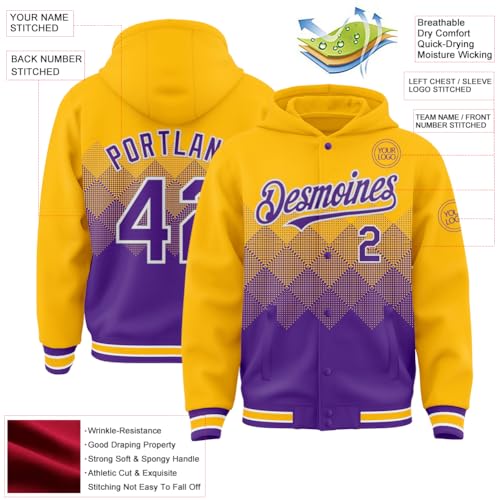 Custom Baseball Hoodie Jackets Men Women Youth Personalized Varsity Letterman Jackets Stitched Name Number Logo2