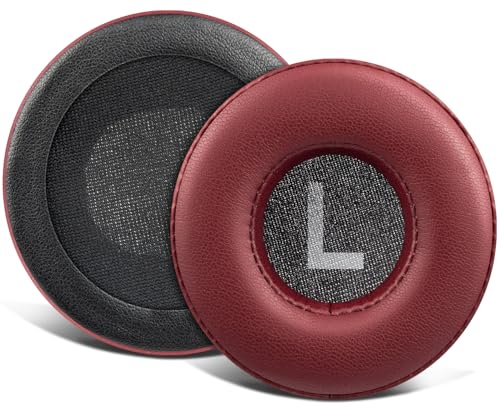 Image of SOULWIT Earpads Replacement for Sennheiser HD25 /HD25 Light(Lite) /HD25 Plus /HD25 Special Edition /HMD25 /HME25 /HMEC25 /HD250BT Headphones, Ear Pads Cushions with High-Density Foam - HD25 PL Burgundy