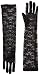 Seven Til Midnight Women's Lace Elbow Length Gloves
