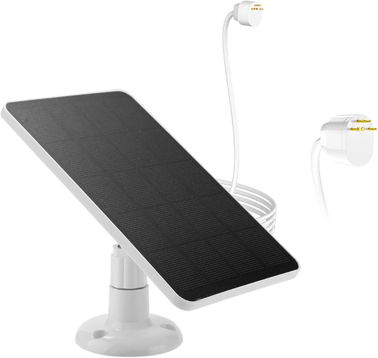 Solar Panel For Google Nest Camera - Continuous Power With 10FT Cable & 360?? Adjustable Mount