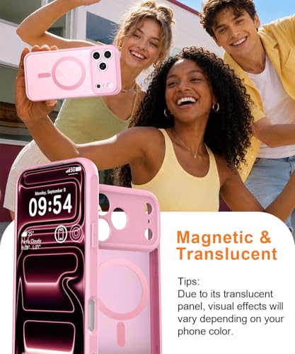 Image of MOCCA Magnetic Shockproof for iPhone 17 Pro Case,Pink