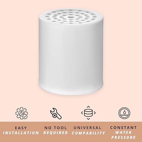 Miniatura 7 de COLSEN Reemplazo del filtro de ducha  Suavizante universal de agua de baño para tina, sistema de filtración de 15 etapas, purificador de mano para