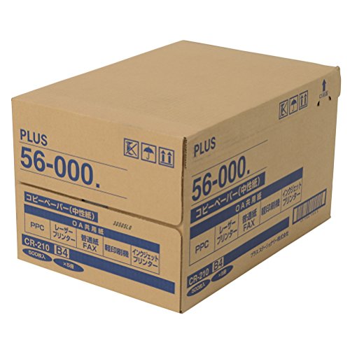 PLUS コピー用紙 B4 56-000×5