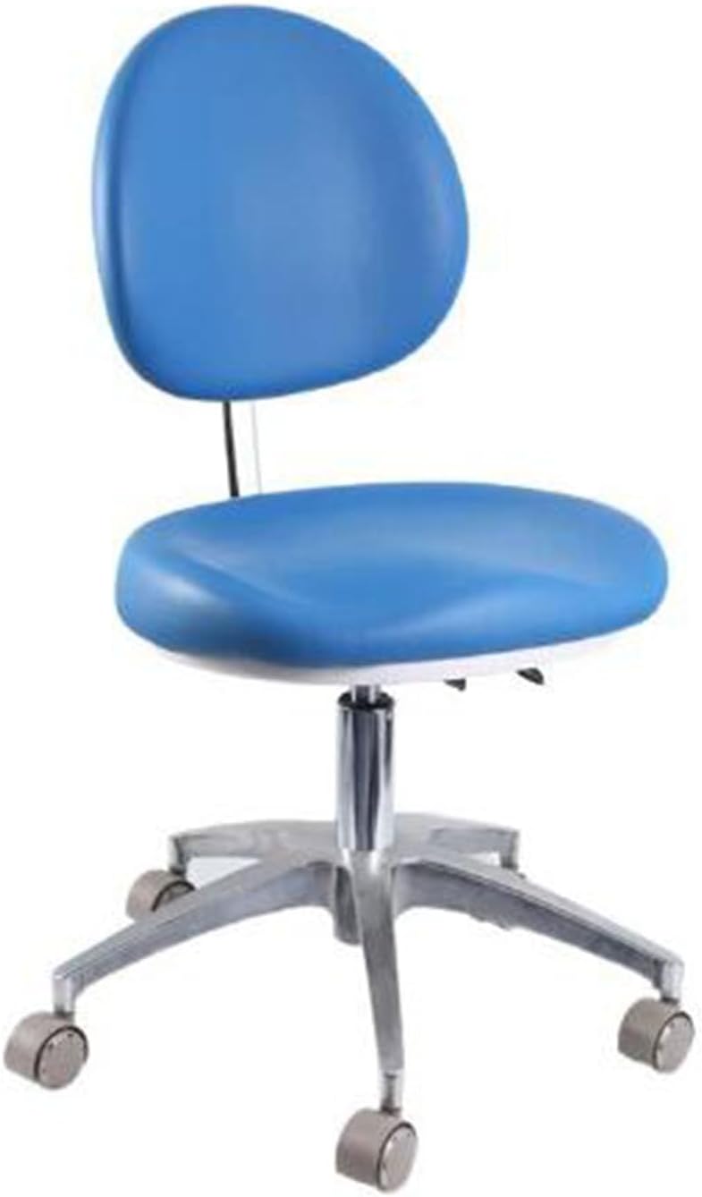 SFKLYU Ergonomic Dentist Chair, Adjustable Dental Medical Chair, Dentist Doctor's Stool, Tilt Back, Swivel Seat, Rolling Wheels for Dental Hygienist,A1