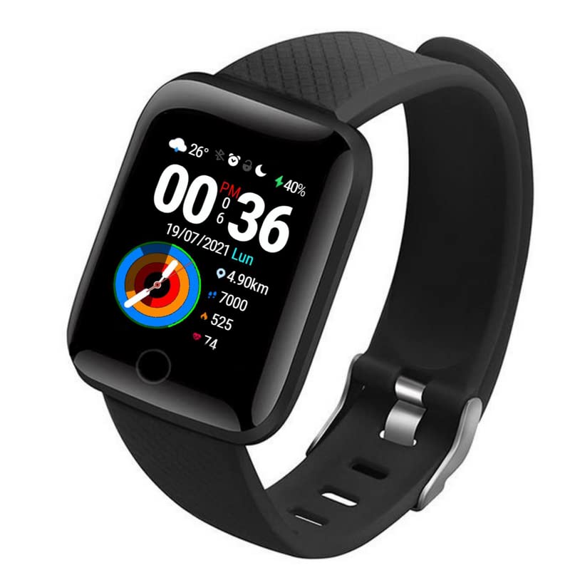 Drumstone D116 Touchscreen Smart Watch Bluetooth Smartwatch with Heart Rate Sensor and Basic Functionality for All Boys & Girls-image-19