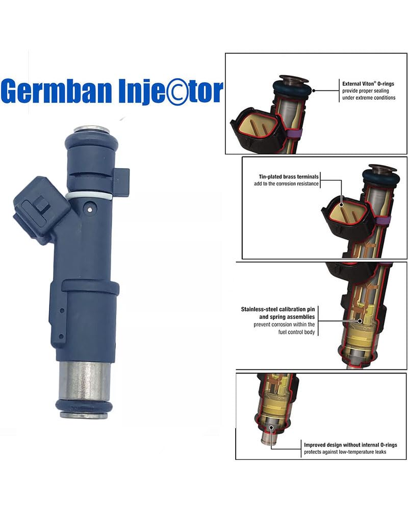 Lot de 4 injecteurs de carburant pour voiture