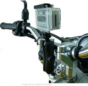 13.3-14.7mm Motorcycle Fork Stem Yoke Mount & TiGRA Case for Samsung Galaxy S6 (sku 32033)