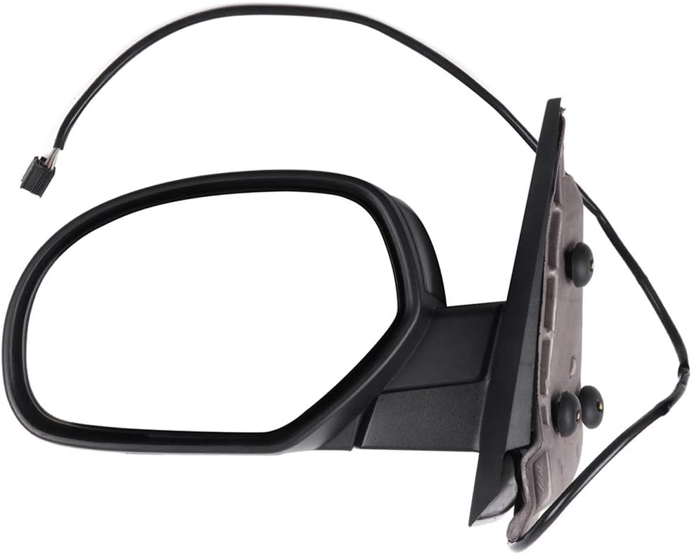 Side View Mirror Driver Side Mirrors with Power Adjustment Side Mirror Compatible with 2007-2013 for Chevrolet Silverado 1500 Manual Folding Heating Black