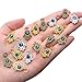 30 Piezas Abalorios Colgantes de Hamsa Mano de Fátima Mal de Ojos...