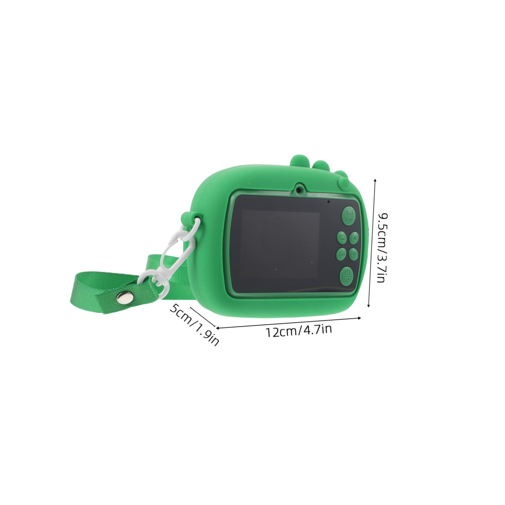 Cámara Digital para Niños Verde con Doble Lente y Alta Definición