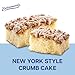 Entenmann's New York Style Crumb Cake, Brown Sugar and Cinnamon Coffee Cake, 17 oz Box