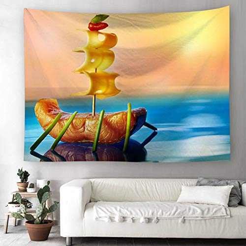 Toile imprimé mode multicolore en grand format 180x230 pour tenture murale - 5