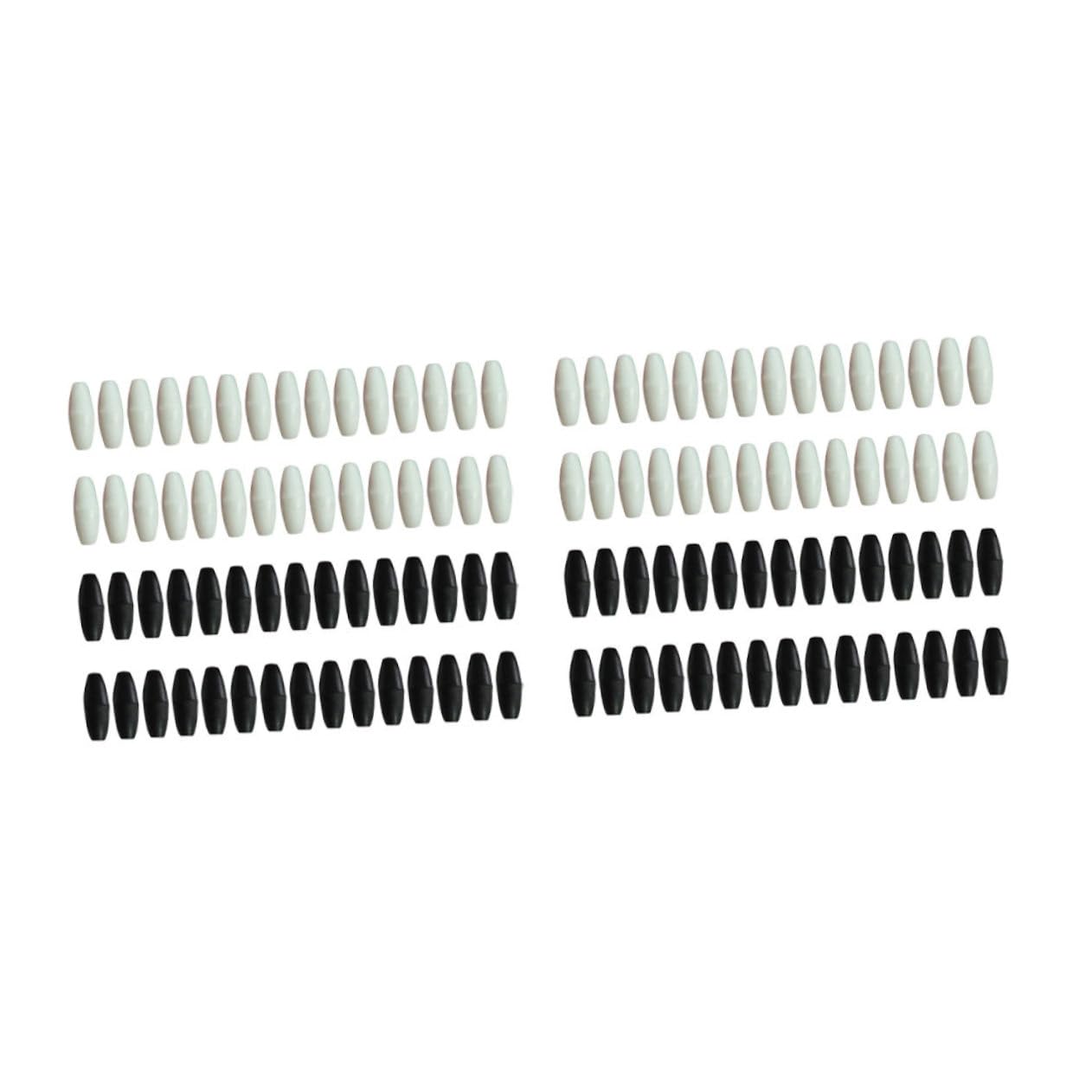 NUOBESTY 4 Juegos Hebilla De Seguridad De Plástico Accesorios Manualidades Wire Connector Cordón Colgante Cierres Cierre De Seguridad De Cordón De Plástico 100 Uds * 4