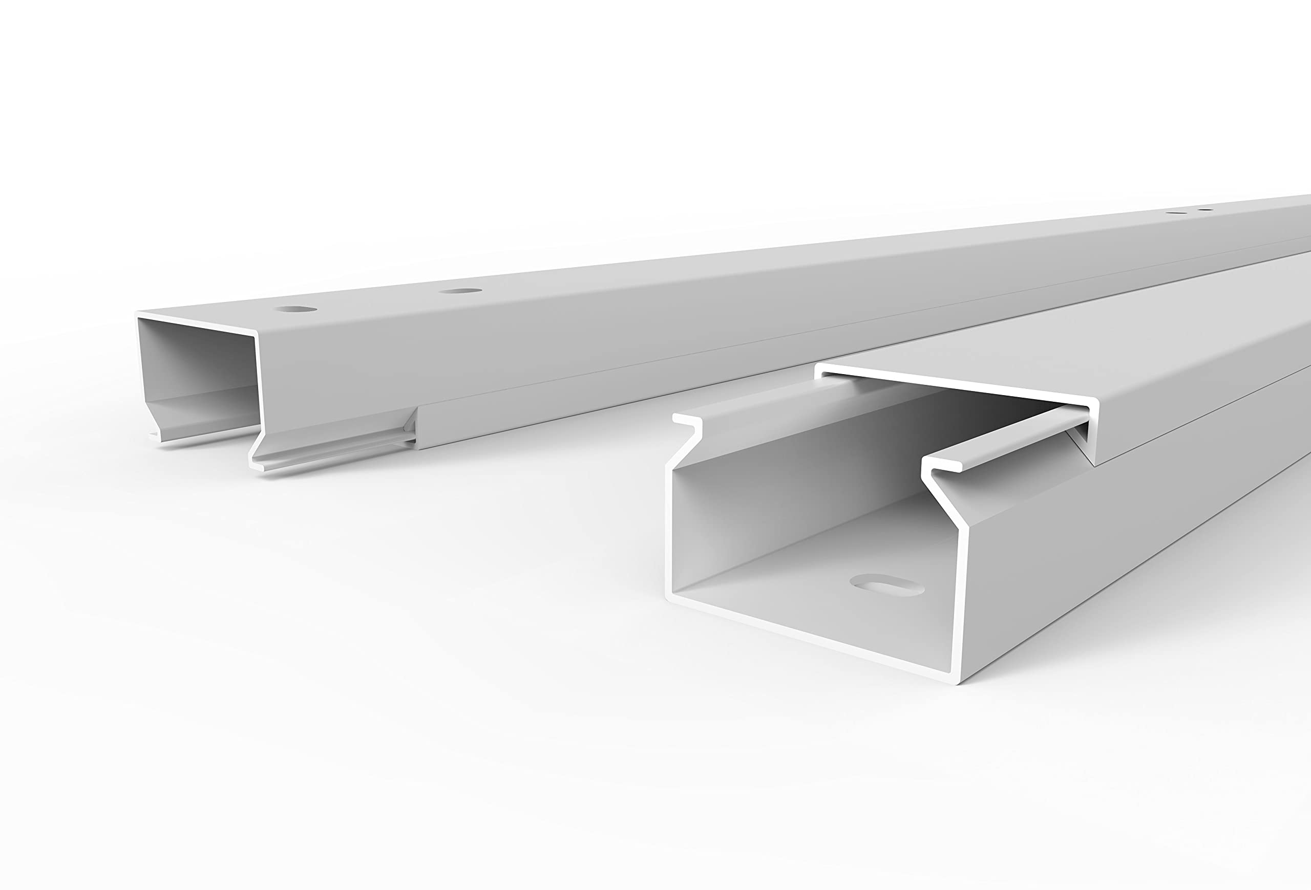 SCOSKK81 20 m Kabelkanal (L x B x H 2000 x 25 x 16 mm, PVC, Kabelleiste, Schraubbar) weiß