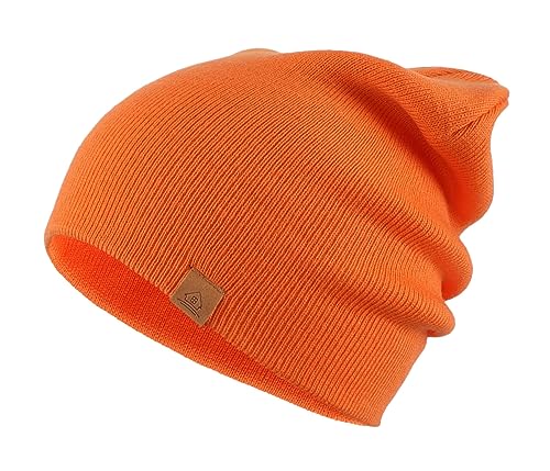 Image of Home Prefer Mens Winter Hats Acrylic Knit Cuff Beanie Cap Warm Womens Beanie Hat