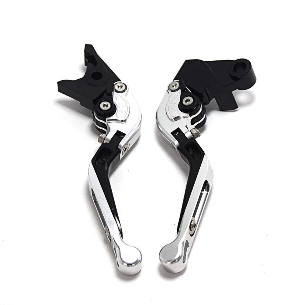 Zhannuobhd N Brake Clutch Lever For Fzx750 For Fazer 1986 1987 1988 1989 1990 1991 1992 1993-1998 Cnc Aluminum Alloy Motorcycle Folding Extendable Clutch Brake Levers(N)