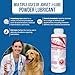 JorVet J-Lube Powder Lubricant | Easy-Mix Formula, Non-Irritating & Mess-Free | 10oz Bottle Makes 6-8 Gallons | Trusted for Veterinary & Obstetrical Use | Safe, Smooth & Easy to Clean | Red White