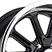 US Mags U121 RAMBLER Gloss Black Finish Wheel with Aluminum (18 x 8. inches /5 x 114 mm, 1 mm Offset)