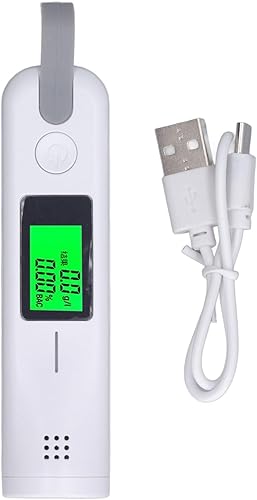 Probador de alcohol portátil Probador de alcohol de aliento Probador borracho Analizador digital de alcohol Respuesta rápida 0.00-0.19% Probador de