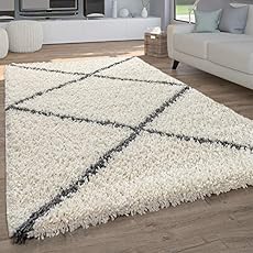 Paco Home Alfombra Salón Pelo Largo Shaggy Pelo La...