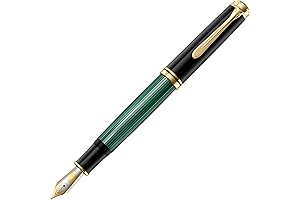 Pelikan M1000 Fountain Pen B Colour Plume Black/Green Writing Instrument